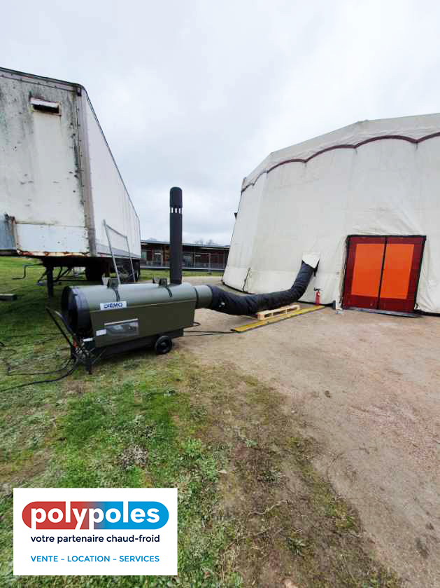 Générateur mobile biofioul à échangeur EC B - Polypoles