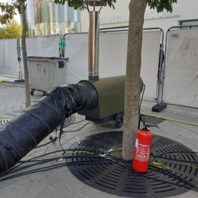 pistola de aire caliente
