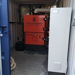 Chaufferie bois - chaudière pellet CS180 kW CLASSE 5