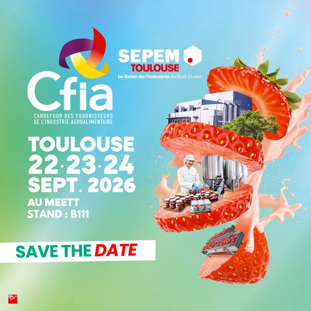 Du 22 au 24 septembre 2026, Polypoles participera au CFIA Toulouse, le rendez-vous des professionnels de l’industrie agroalimentaire.